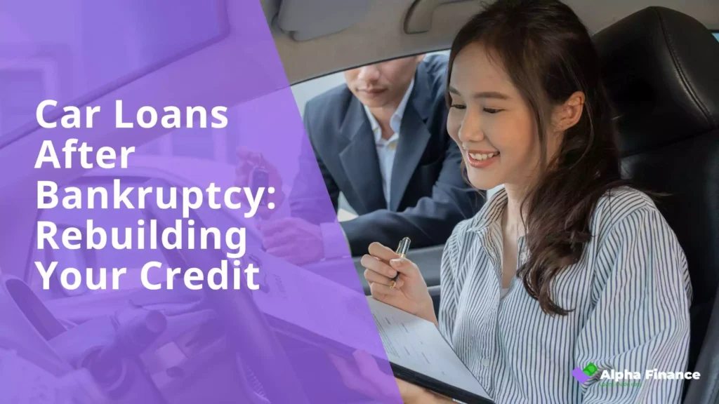 Car Loans After Bankruptcy Rebuilding Your Credit - Blog